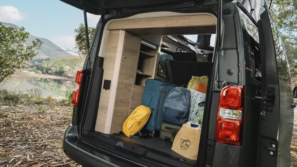 Citroen Spacetourer Holidays Camper Kofferraumvolumen bei Baldegger in Oberuzwil entdecken