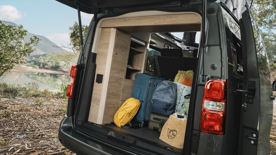 Citroen Spacetourer Holidays Camper Kofferraumvolumen bei Baldegger in Oberuzwil entdecken