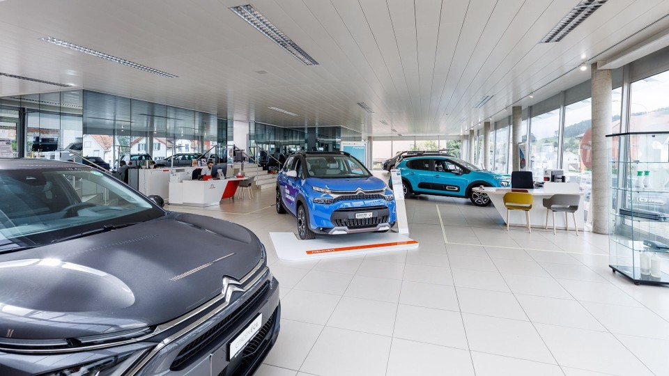 Citroen Showroom: Citroën Neuwagen und Gebrauchtwagen bei Baldegger in St. Gallen