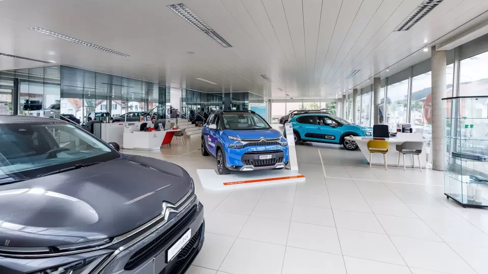Citroen Showroom: Citroën Neuwagen und Gebrauchtwagen bei Baldegger in St. Gallen