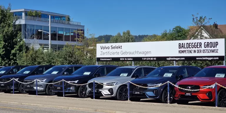 Grösstes Volvo Selekt Gebrauchtwagen Angebot bei der BALDEGGER GROUP