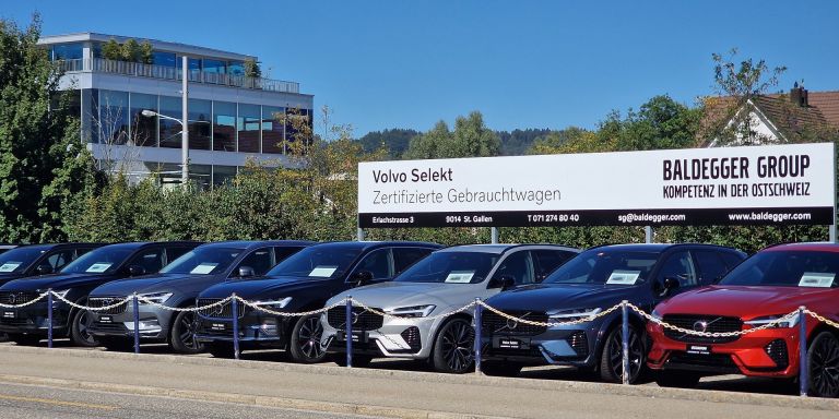 Grösstes Volvo Selekt Gebrauchtwagen Angebot bei der BALDEGGER GROUP
