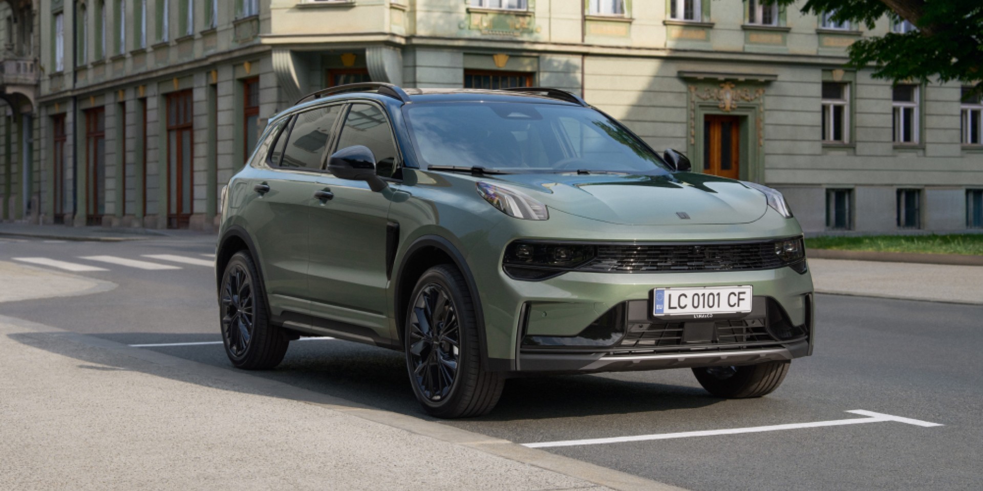 Lynk & Co 01 in Grün günstig leasen bei der BALDEGGER GROUP.