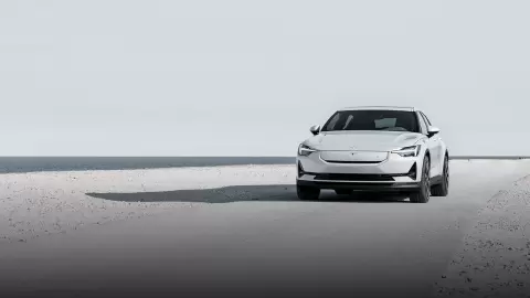Polestar 2 in Weiss günstig leasen bei Baldegger in St. Gallen