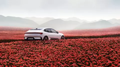 Polestar 4 in Weiss und alle Dienstleistungen rund um dein Auto bei Baldegger entdecken