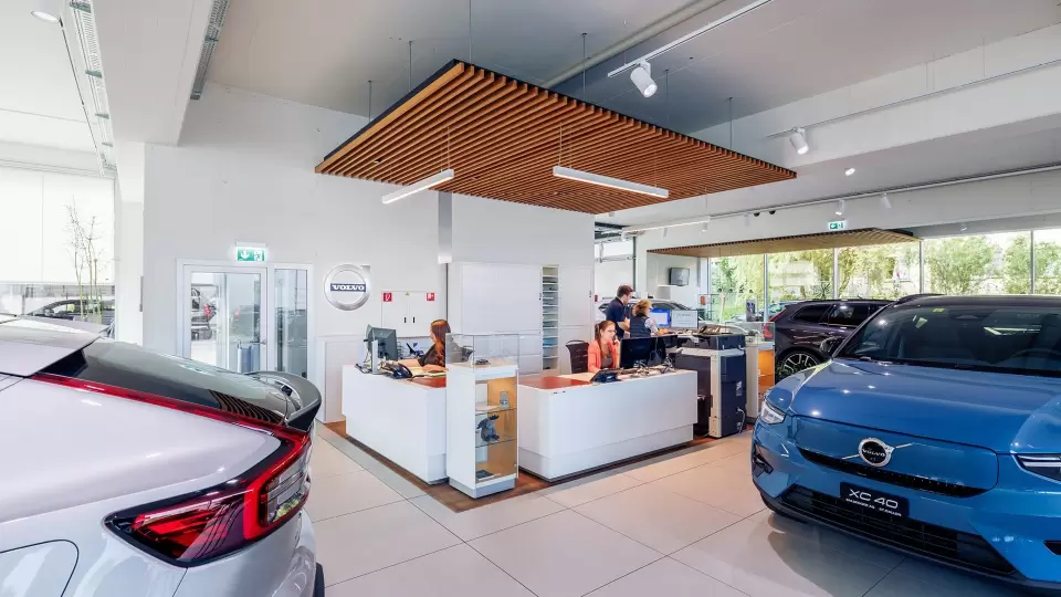 Volvo Empfang und Showroom in St. Gallen