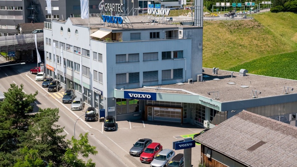 Volvo H&auml;ndler in Wil Aussenansicht Baldegger Group