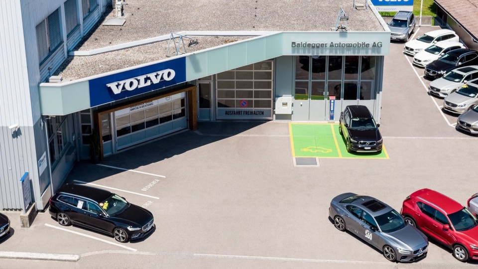 Baldegger Automobile AG Wil Aussenansicht Volvo Verkauf und Werkstatt