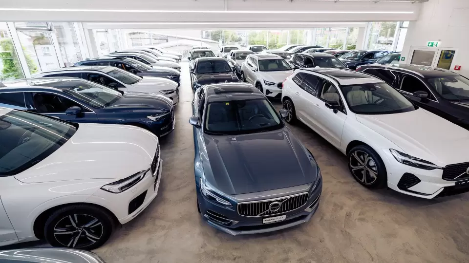 Volvo Showroom St. Gallen mit grösstem Lagerangebot der Schweiz