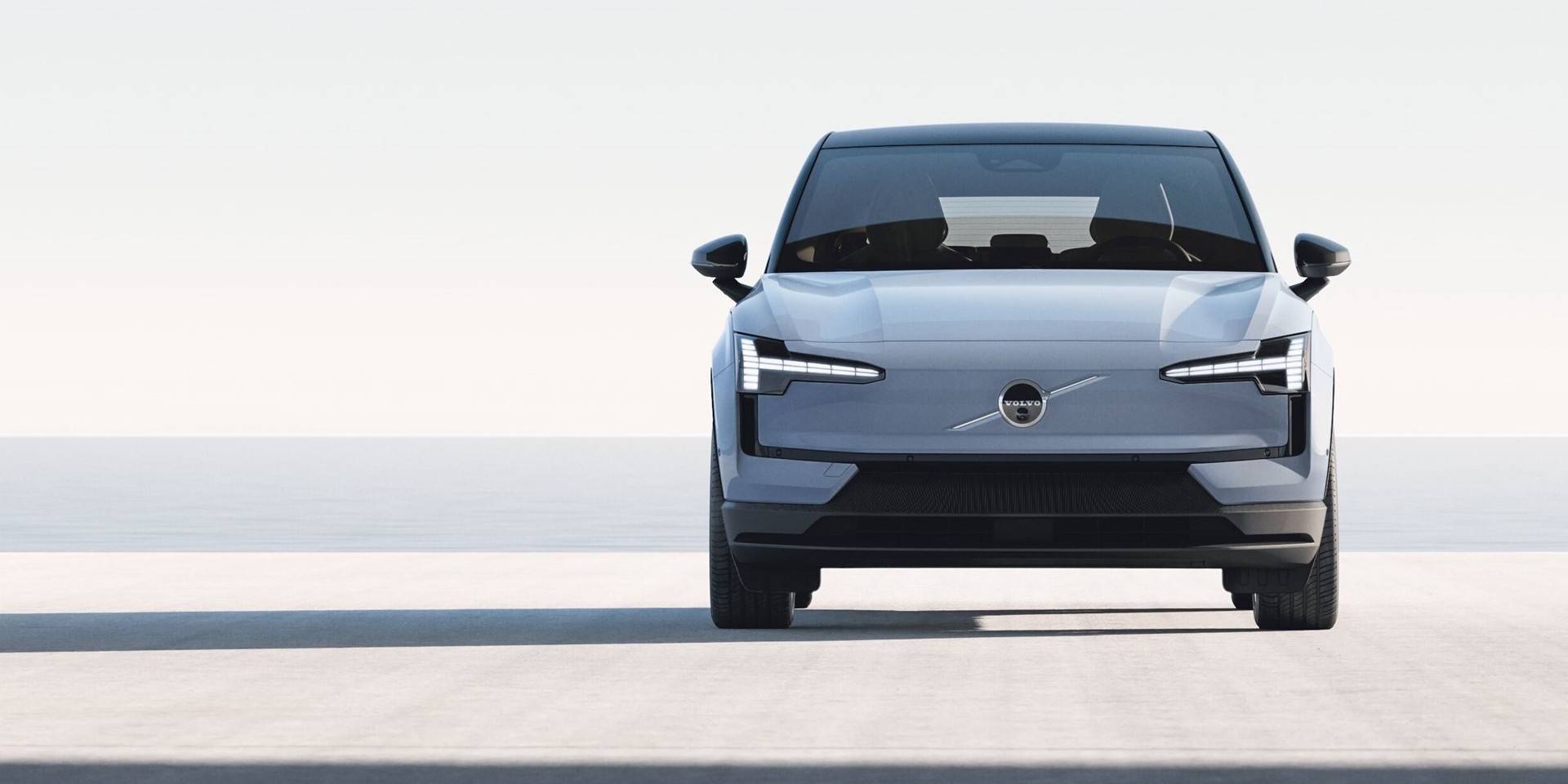 Vollelektrischer Volvo EX30 in Cloud Blue günstig leasen