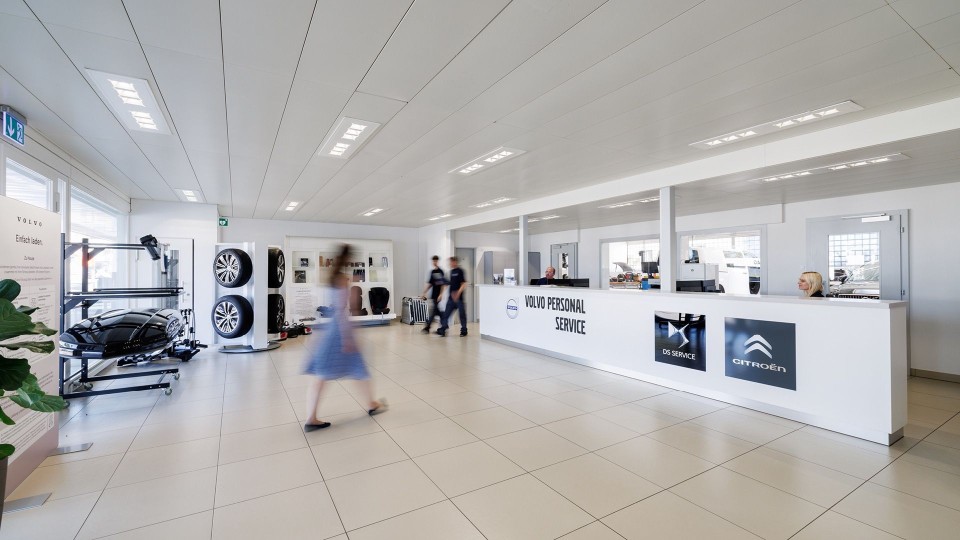 Volvo und Citroen Werkstattempfang Baldegger Oberuzwil