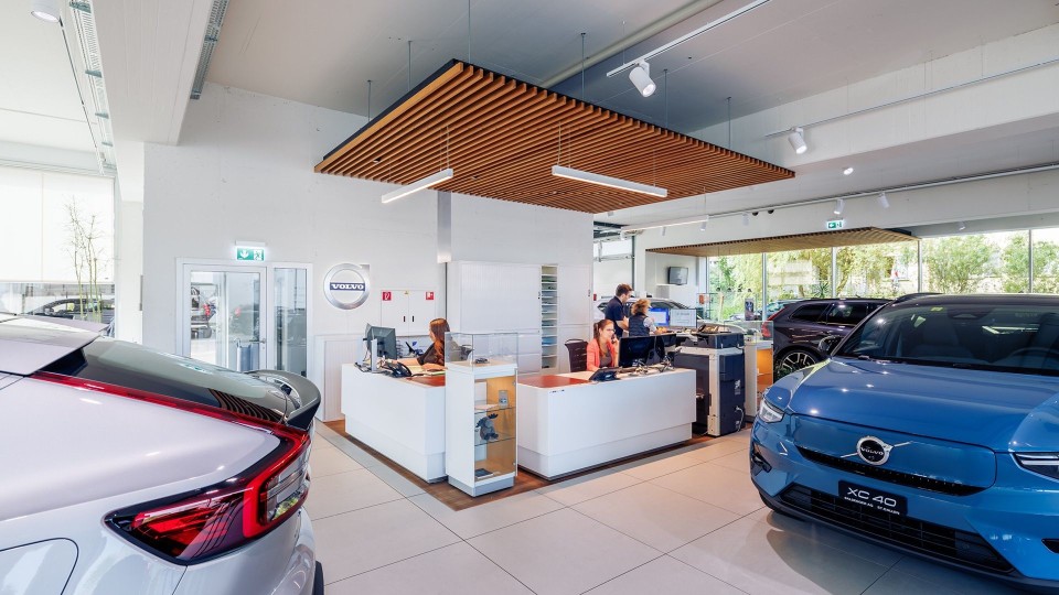 Volvo Empfang und Showroom in St. Gallen